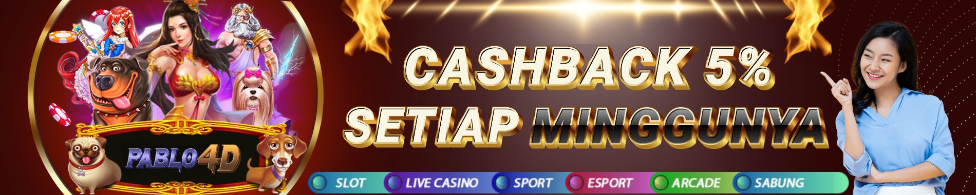 bonus cashback pablo4d